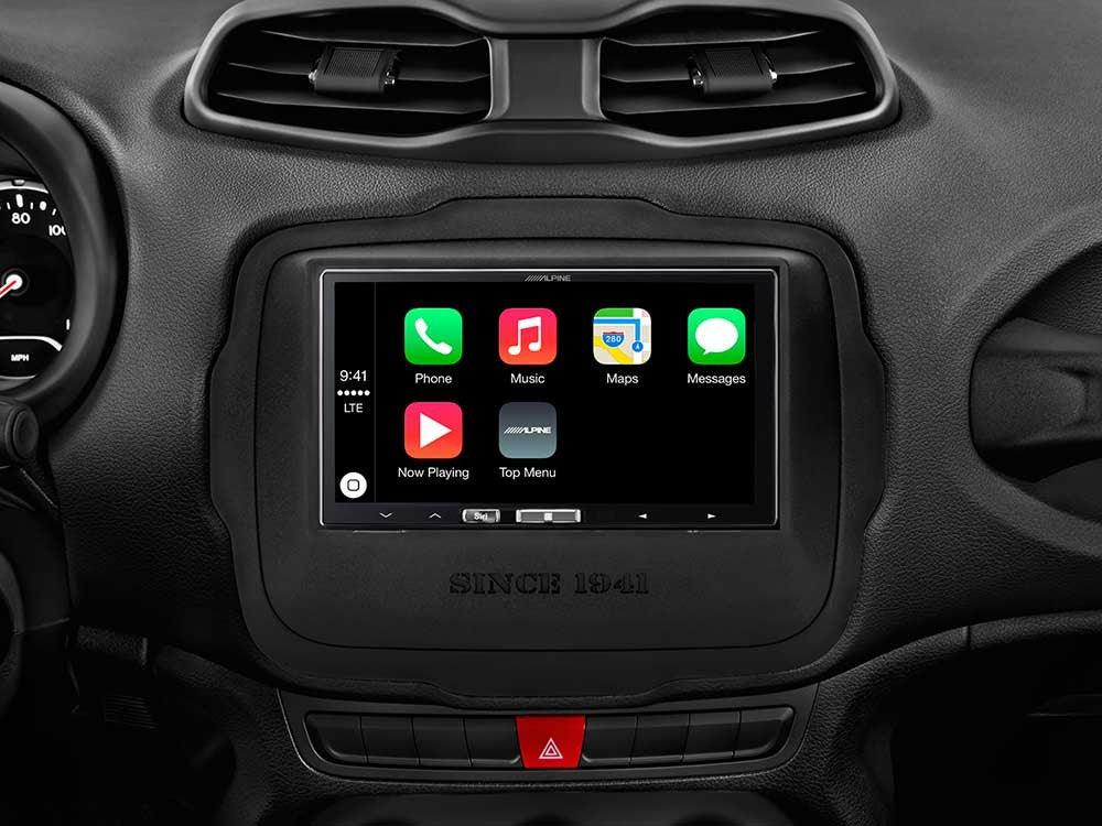 Alpine KIT-7RNG-UART Kit installazione per monitor 7''' per Jeep Renegade - TechSoundSystem.com
