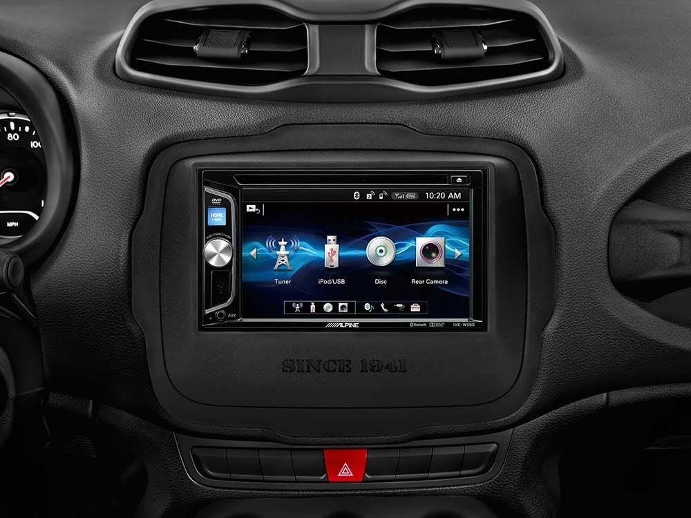 Alpine KIT-7RNG-UART Kit installazione per monitor 7''' per Jeep Renegade - TechSoundSystem.com