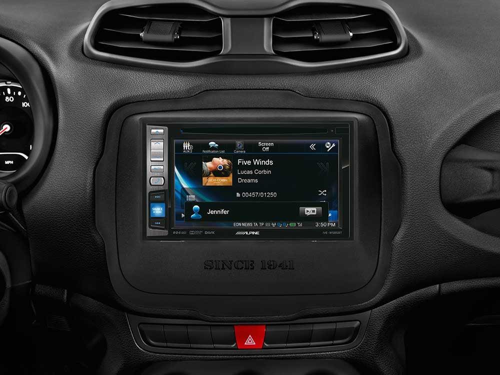 Alpine KIT-7RNG-UART Kit installazione per monitor 7''' per Jeep Renegade - TechSoundSystem.com