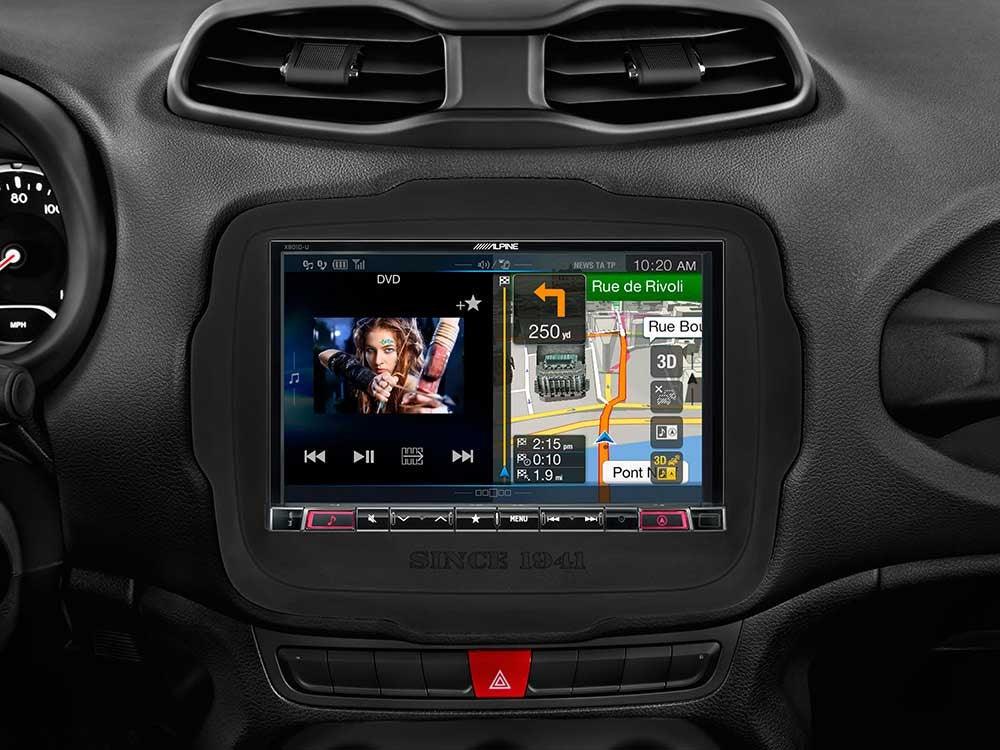 Alpine KIT-8RENEGADE Kit installazione monitor 8'' per Jeep Renegade 15- - TechSoundSystem.com