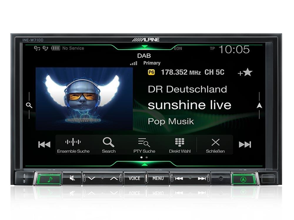 Alpine iLX-702D autoradio 2 DIN Media Station da 7'' con DAB, Apple CarPlay e Android Auto - TechSoundSystem.com