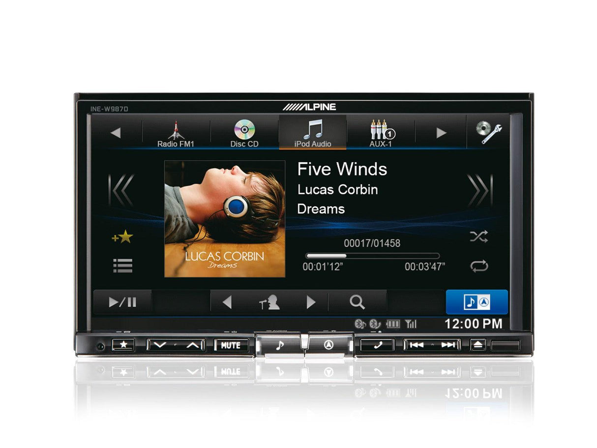 Alpine INE-W987D Media Station 7'' con Navi, Bluetooth e DAB *EX-DEMO* USATO - TechSoundSystem.com