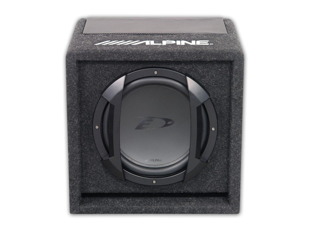 Alpine SWE-815 Subwoofer Amplificato Bass Reflex in cassa da 20 cm (8'') 150W - TechSoundSystem.com