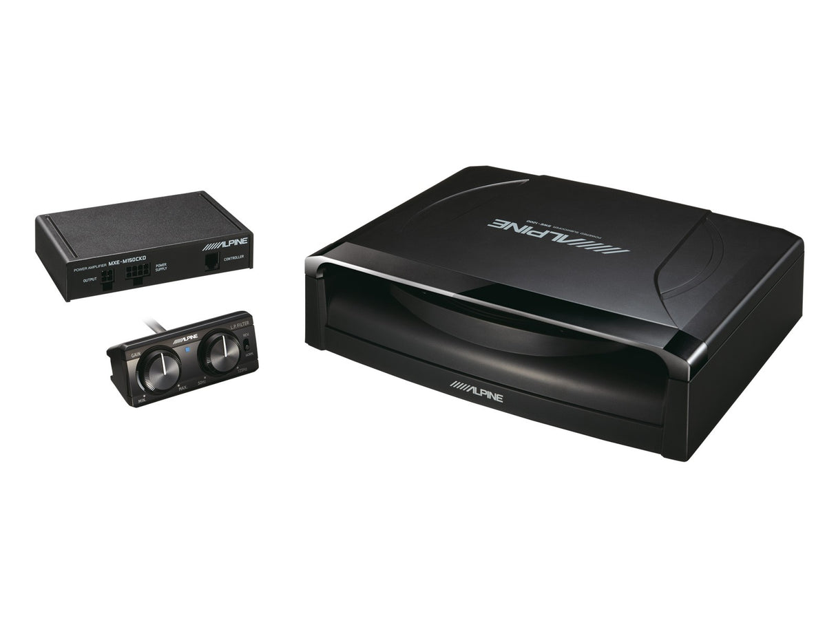 Alpine SWE-1200 Subwoofer sottosedile Amplificato in cassa da 20cm (8") 150W - TechSoundSystem.com