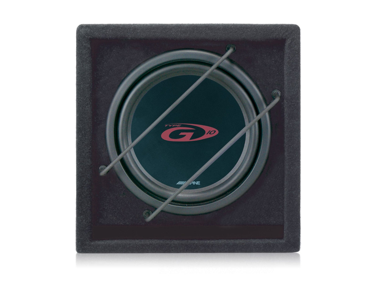 Alpine SBG-1044BR Subwoofer Bass Reflex in cassa da 25 cm (10") 500W - TechSoundSystem.com
