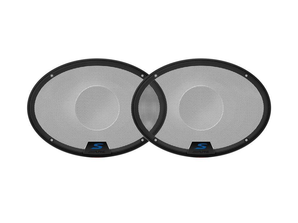 Alpine KTE-S69G Griglie per altoparlanti S-S69 / S-S69C COPPIA - TechSoundSystem.com