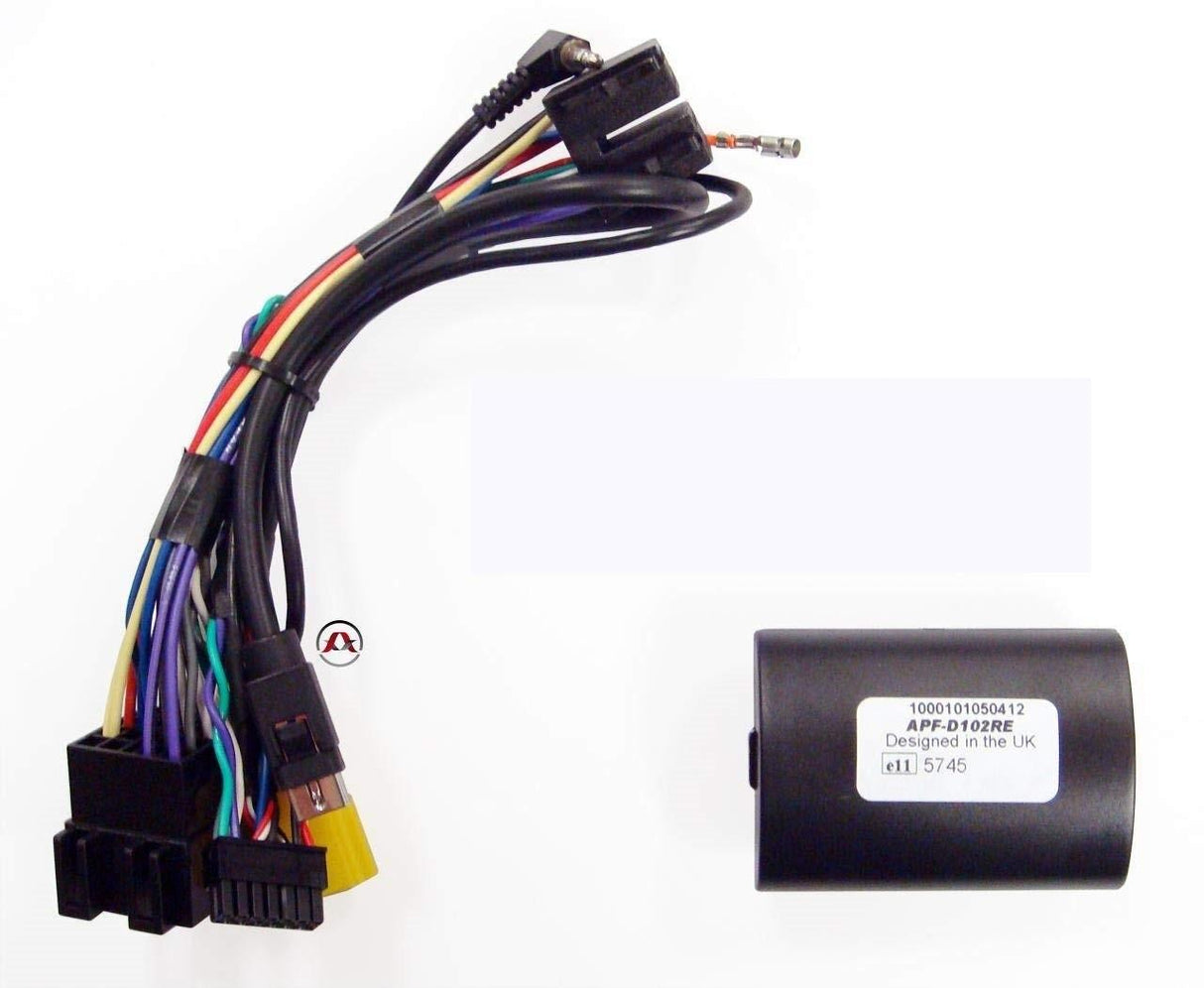 Alpine APF-D102RE Interfaccia ripristino comandi al volante e display originale per Renault - TechSoundSystem.com