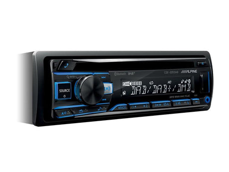 Alpine CDE-205DAB+ANT Autoradio 1 Din con CD, USB, Radio DAB+ e Bluetooth + Antenna kae-242 inclusa - TechSoundSystem.com