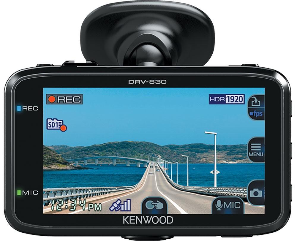 Kenwood DRV-830 Dashcam Quad HD in HDR con GPS e display da 3 pollici - TechSoundSystem.com
