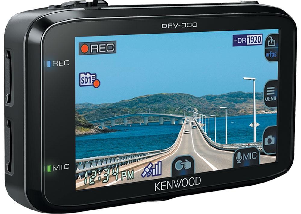 Kenwood DRV-830 Dashcam Quad HD in HDR con GPS e display da 3 pollici - TechSoundSystem.com