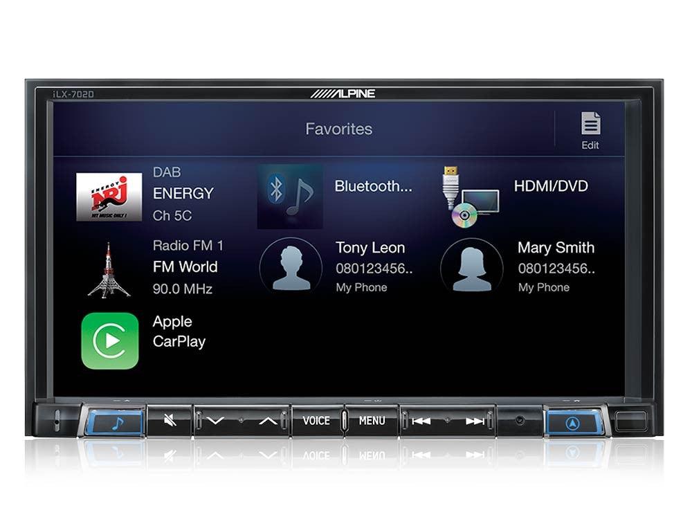 Alpine iLX-702-SM-B autoradio 2 DIN specifico per Smart 453 colore Nero - TechSoundSystem.com