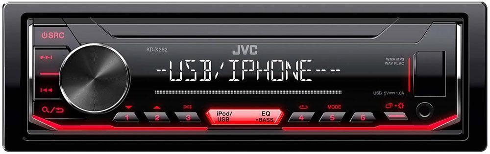 JVC KD-X262 autoradio 1 DIN con USB, il controllo diretto iPod e iPhone, Android Music Control - TechSoundSystem.com