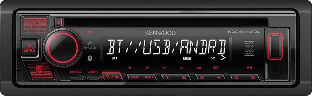 Kenwood KDC-BT430U autoradio Bluetooth, USB, Spotify, smartphone Android - TechSoundSystem.com
