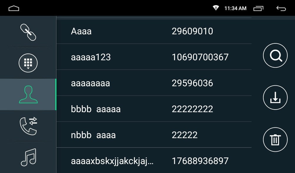 Phonocar VM001 autoradio ANDROID 2 DIN 7" Bluetooth, GPS, MIRROR LINK - TechSoundSystem.com