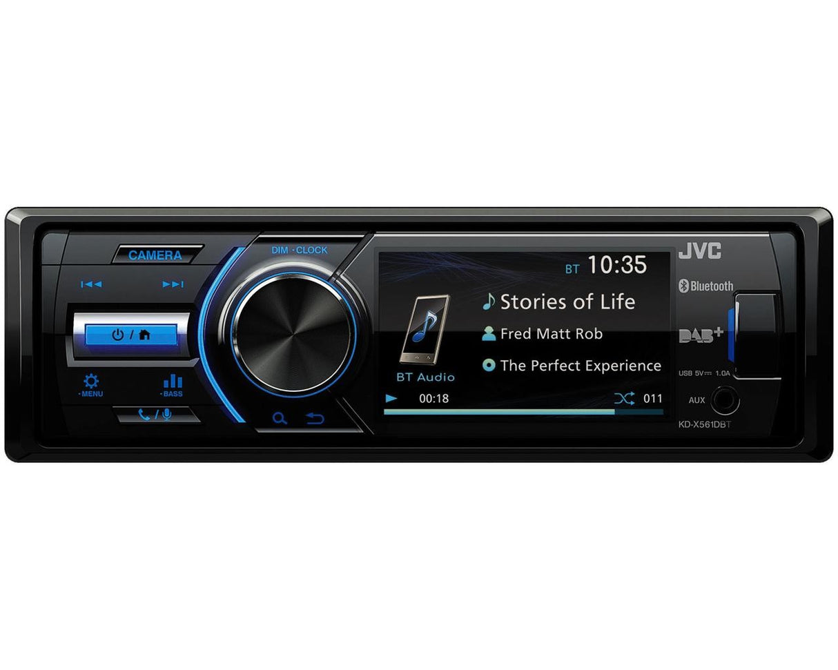 JVC KD-X561DBT autoradio 1 DIN con schermo 3", radio DAB, bluetooth - TechSoundSystem.com
