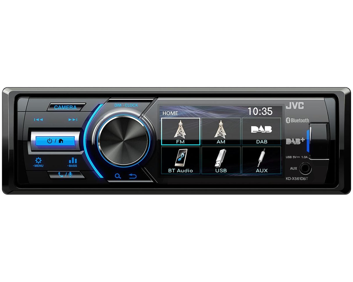 JVC KD-X561DBT autoradio 1 DIN con schermo 3", radio DAB, bluetooth - TechSoundSystem.com