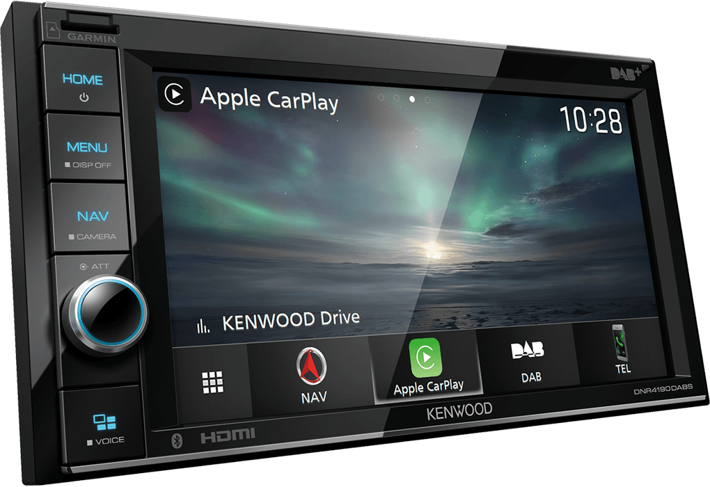 Kenwood DNR4190DABS autoradio DAB+ con GPS, Apple carplay, Spotify, Bluetooth, HDMI - TechSoundSystem.com