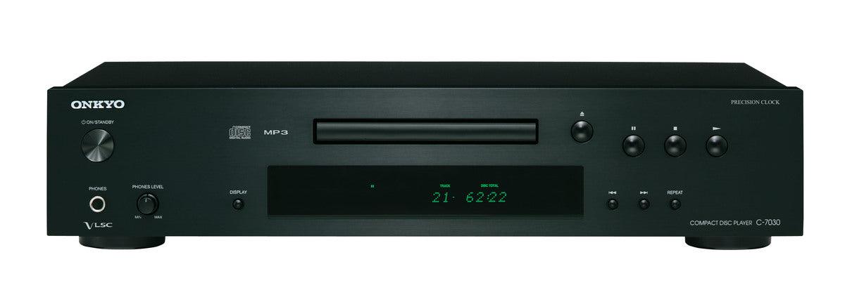 Onkyo C-7030 Lettore CD Audiophile - circuito di clock allo stato dell'arte DAC Wolfson da 24 bit / 192 kHz - TechSoundSystem.com