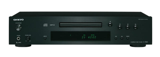 Onkyo C-7030 Lettore CD Audiophile - circuito di clock allo stato dell'arte DAC Wolfson da 24 bit / 192 kHz - TechSoundSystem.com