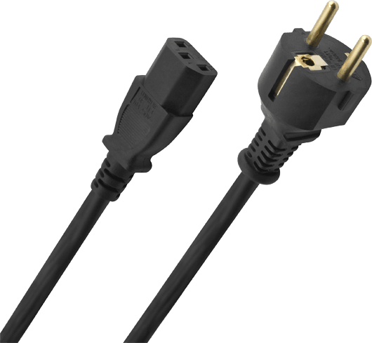 OEHLBACH 17041 Cavo di alimentazione 3MT elimina disturbi spina Schuko e giunto Powercord C13 - TechSoundSystem.com