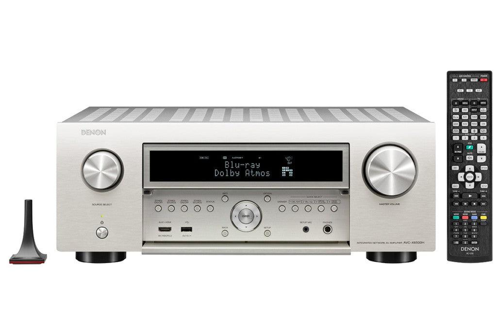 Denon AVC-X6500H Amplificatore AV 11.2 canali (140W x 11) 4K Ultra HD Colore Silver - TechSoundSystem.com