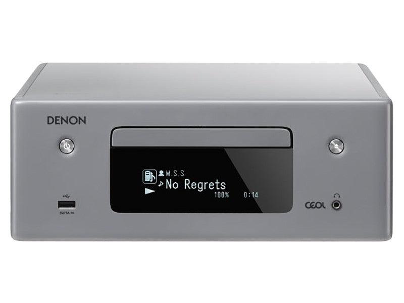 Denon RCD-N10 Sintoamplificatore + Lettore CD network audio 65 + 65W 4ohm Colore grigio - TechSoundSystem.com
