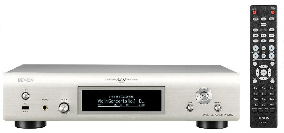 Denon DNP-800NE SILVER Lettore audio di rete, Internet Radio, wireless e ethernet, Bluetooth, GAR. ITALIA - TechSoundSystem.com