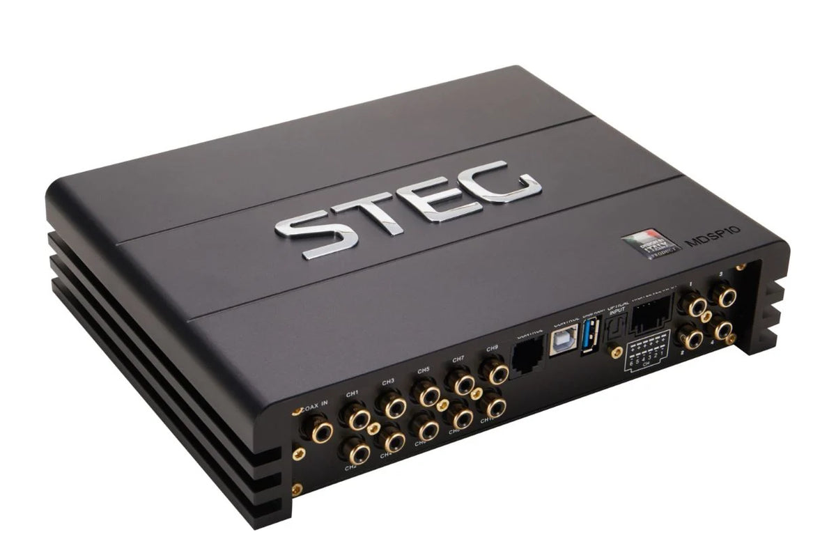 STEG MDSP10 Amplificatore 8 canali con processore DSP a 10 canali per sistemi ibridi
