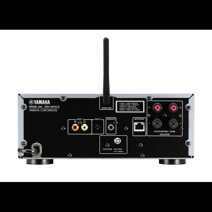 Yamaha CRX-N470D Lettore audio MusicCast Radio FM/DAB, Lettore CD, USB, BLuetooth, Airplay - TechSoundSystem.com