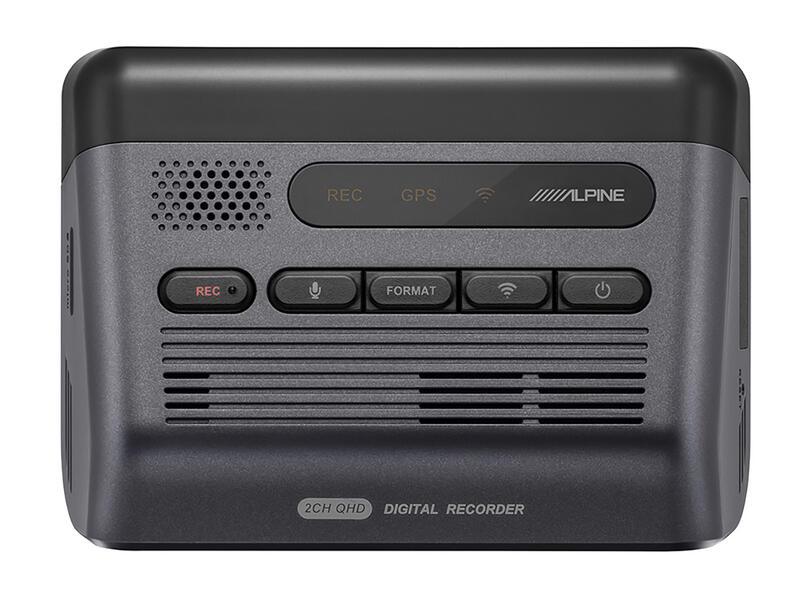 Alpine DVR-Q1000 Dashcam Registrazione a 2 canali 2K QHD (2560 x 1440) - TechSoundSystem.com