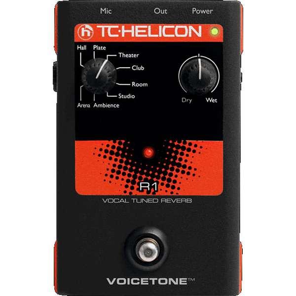 TC HELICON VOICETONE R1 EFFETTO RIVERBERO A PEDALE PER VOCE - TechSoundSystem.com