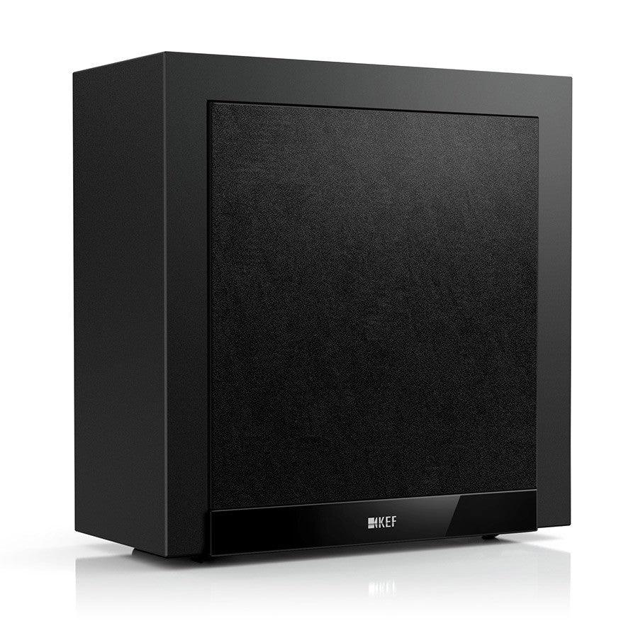 KEF T2 BLACK Subwoofer attivo Classe D cassa chiusa - woofer 250mm, potenza 250W - TechSoundSystem.com