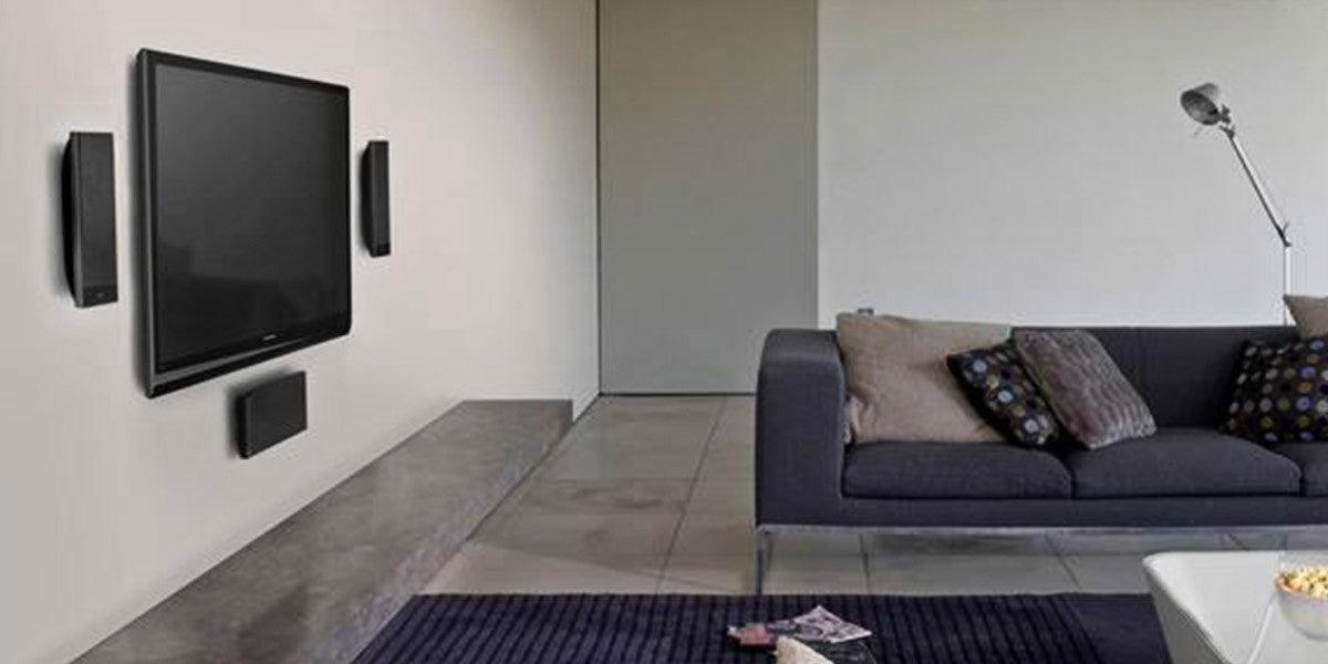 KEF T301C BLACK Canale centrale ULTRASOTTILE per home cinema 2 vie, 150W - TechSoundSystem.com