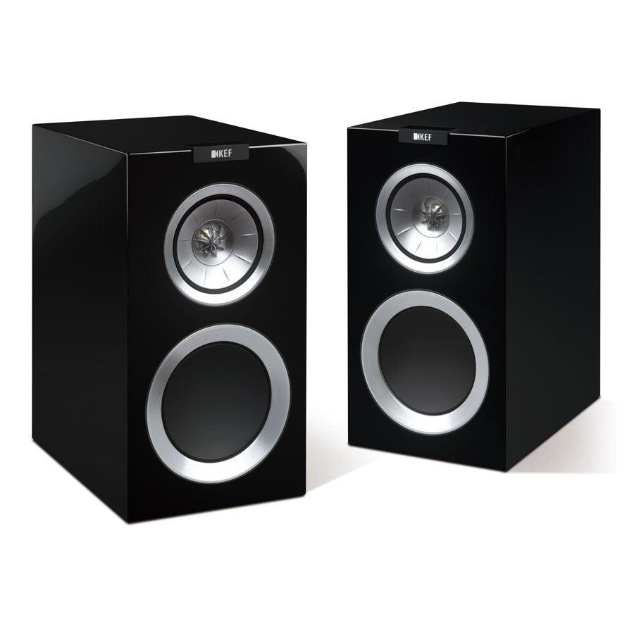 KEF R300 Diffusori 3 vie Bass Reflex SISTEMA UNIQ. NERI Woofer da 16cm 120W (COPPIA) - TechSoundSystem.com