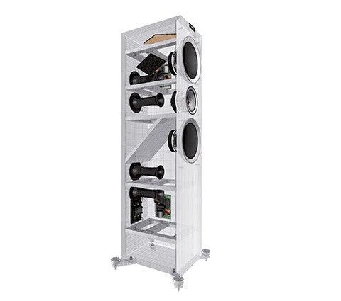 KEF R700 Diffusori 3 vie Bass Reflex SISTEMA UNIQ. BIANCHI 2x Woofer da 13cm 200W (COPPIA) - TechSoundSystem.com
