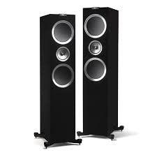 KEF R900 Diffusori 3 vie Bass Reflex SISTEMA UNIQ. NERI 2x Woofer da 20cm 250W (COPPIA) - TechSoundSystem.com