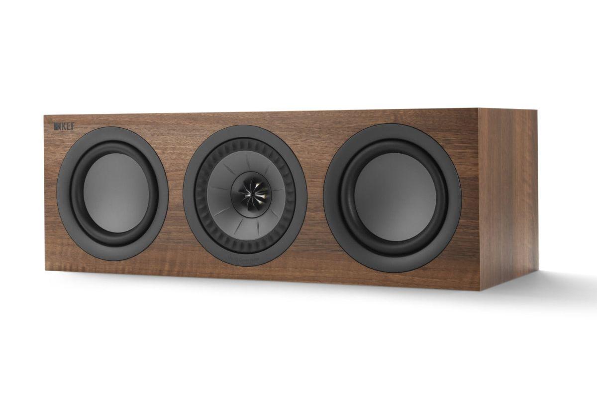 KEF Q250C WALNUT diffusore centrale NOCE UNI-Q Midwoofer 130mm da 100W - TechSoundSystem.com