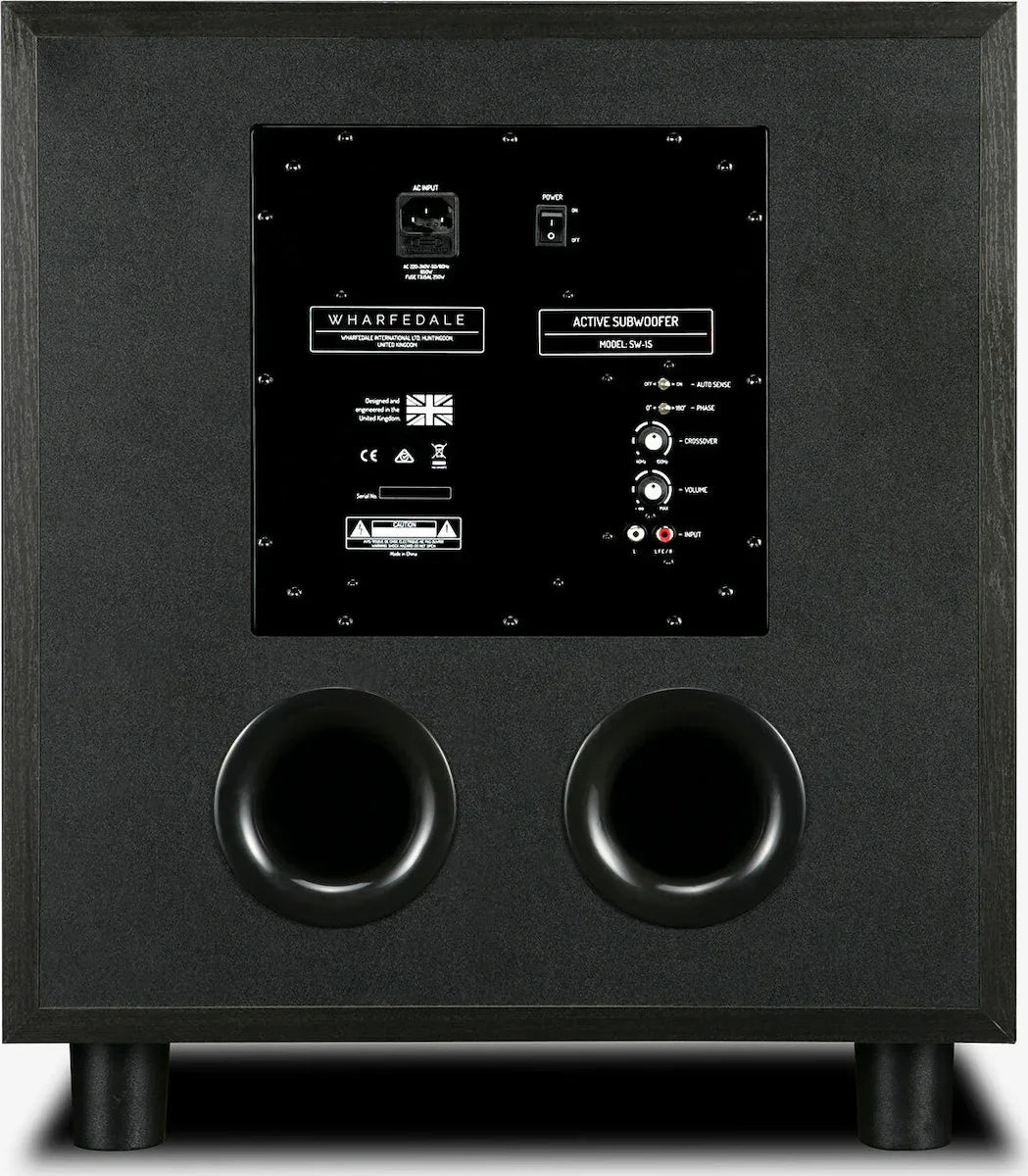 Wharfedale SW15 Subwoofer attivo, bass reflex, woofer da 38 cm, 400 W, frontale laccato
