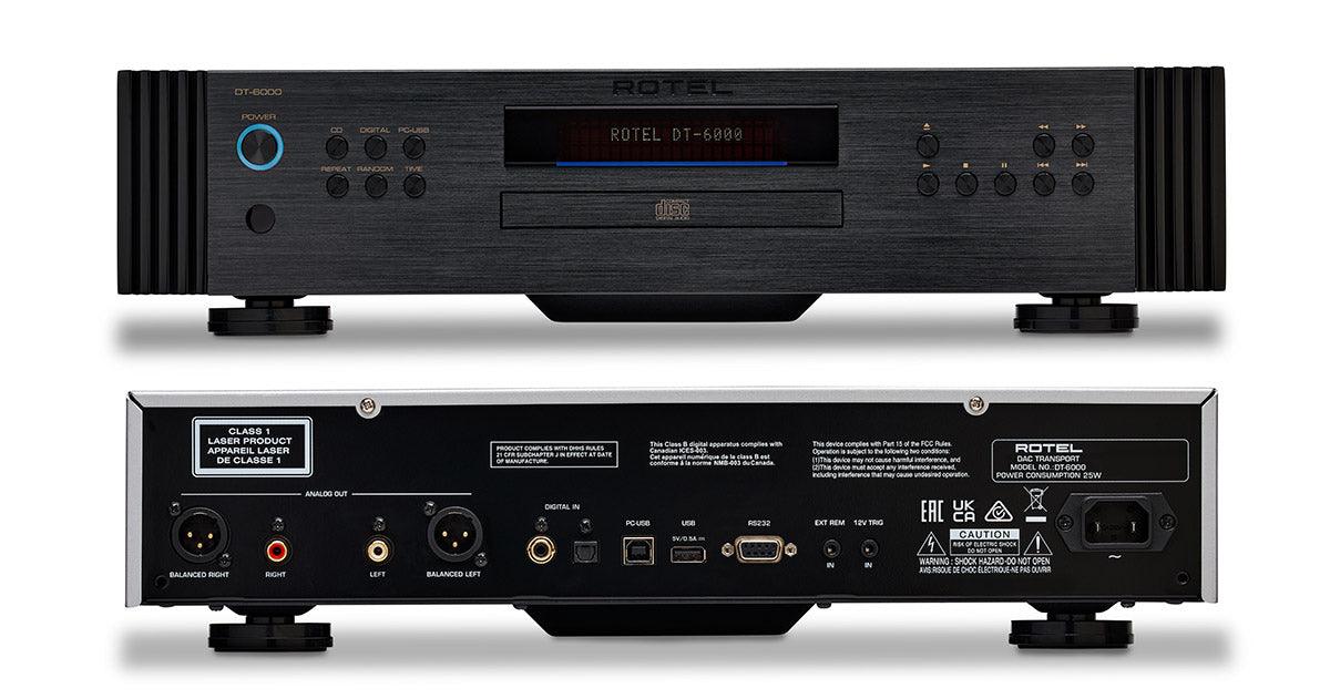 Rotel DT-6000 Lettore CD e convertitore DAC serie Diamond, D/A ESS Sabre ES9028PRO a 8 canali, 32bit/384KHz - TechSoundSystem.com