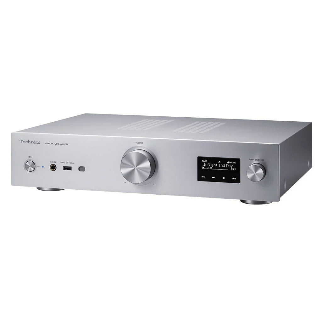 TECHNICS SU-GX70 SILVER amplificatore integrato stereofonico con streamer Ethernet/Wi-Fi, Bluetooth, convertitore DAC