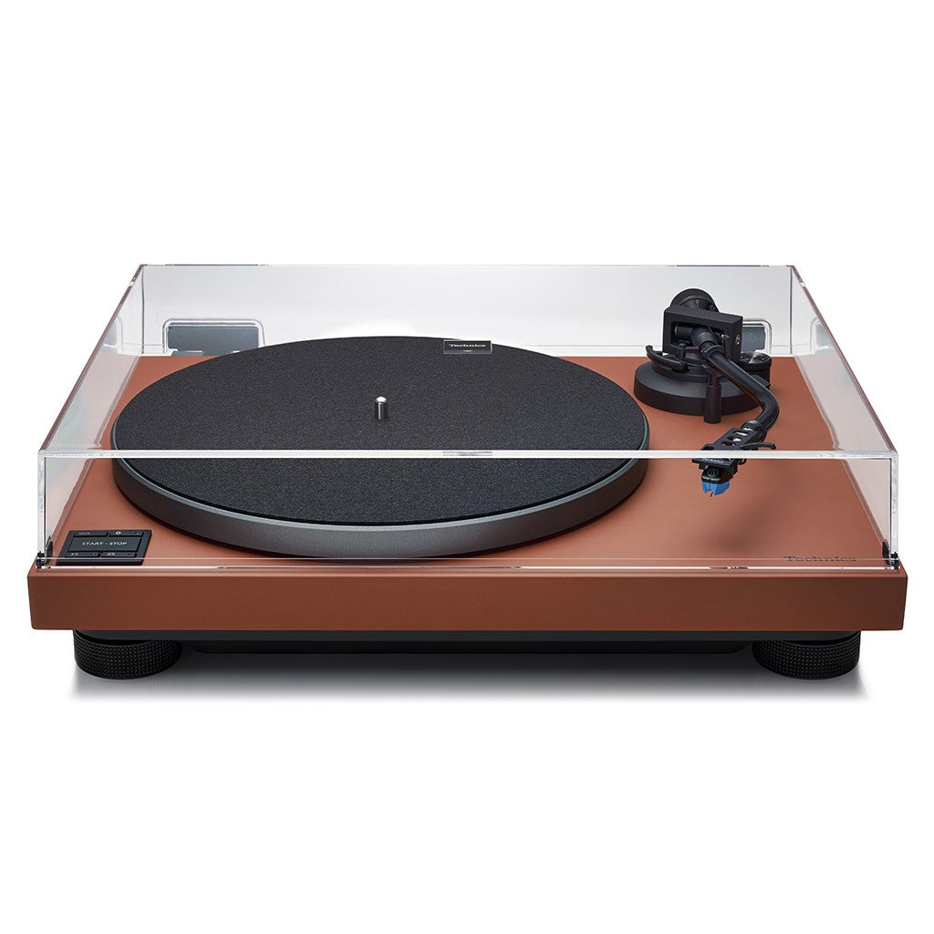 TECHNICS SL-40CBT BROWN Giradischi hifi testina Audio-Technica AT-VM95C, Bluetooth aptX HD (Copia)