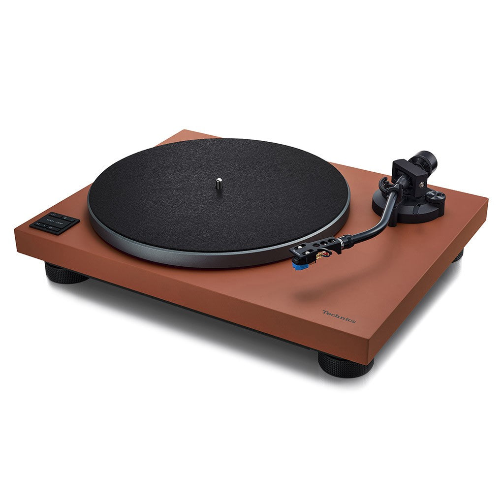 TECHNICS SL-40CBT BROWN Giradischi hifi testina Audio-Technica AT-VM95C, Bluetooth aptX HD (Copia)
