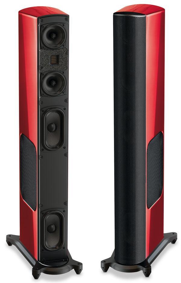 GoldenEar T66 Coppia diffusori da pavimento 3 vie full-range hi-end con subwoofer e radiatori passivi 500W