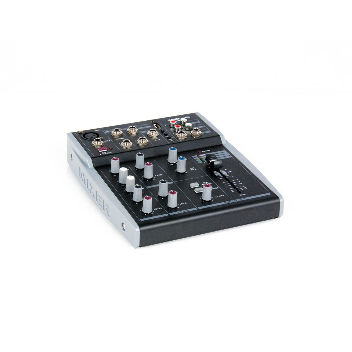 Master Audio MM510 Mixer 1 canale MONO + 2 canali STEREO e ingresso USB - TechSoundSystem.com