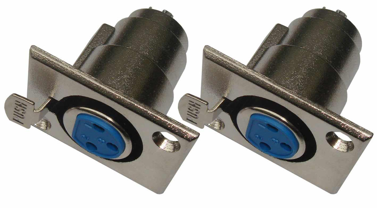 KARMA CA 8247 Coppia prese XLR f da incasso - TechSoundSystem.com