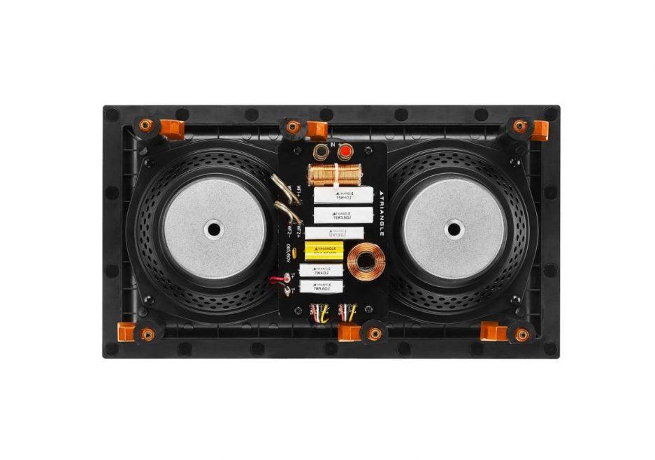 Triangle LCR7 Diffusore da incasso stereo a parete o soffitto ULTRAPIATTO, 2 vie coassiale, doppio woofer da 17cm - TechSoundSystem.com