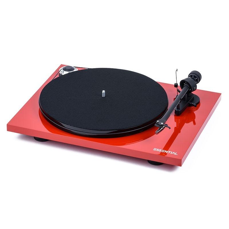 PRO-JECT ESSENTIAL III BLUETOOTH braccio e testina Ortofon, ROSSO, GAR. ITALIA - TechSoundSystem.com