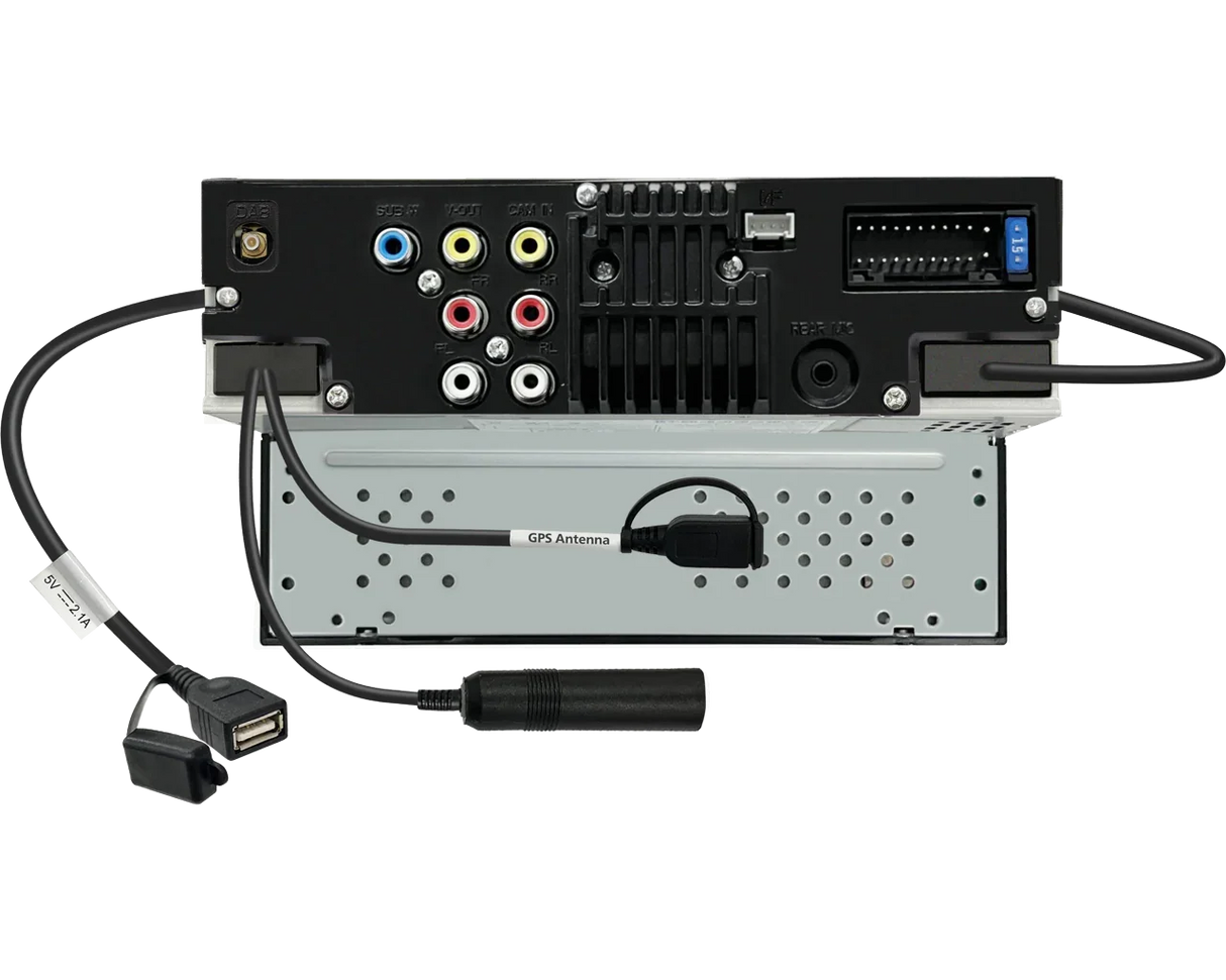 JVC KW-M595DBT Monitor da 6,8" con DAB+, Apple CarPlay® e Android Auto™ / Mirroring USB