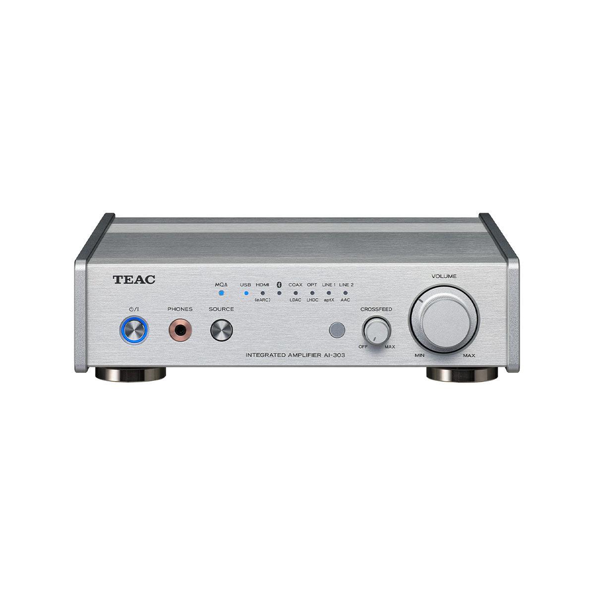 TEAC AI-303 SILVER Amplificatore con DAC, aptX™ HD e un ingresso