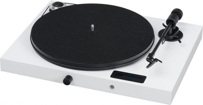 PRO-JECT Juke Box E Giradischi all-in-one amplificato Plug & Play, BIANCO - TechSoundSystem.com